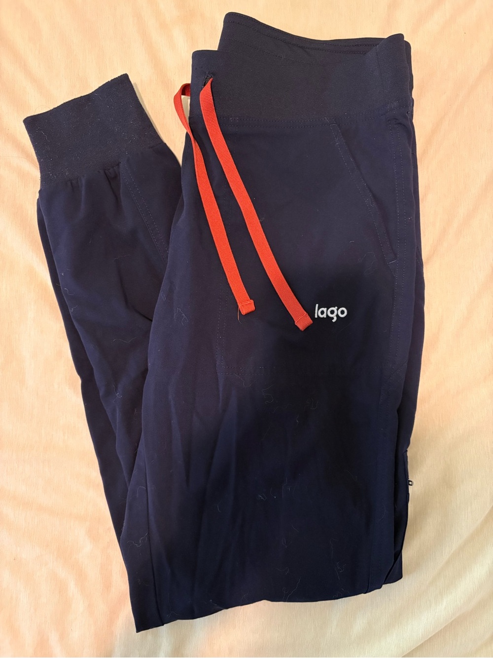 Lago Navy Blue Jogger Scrub Bottoms